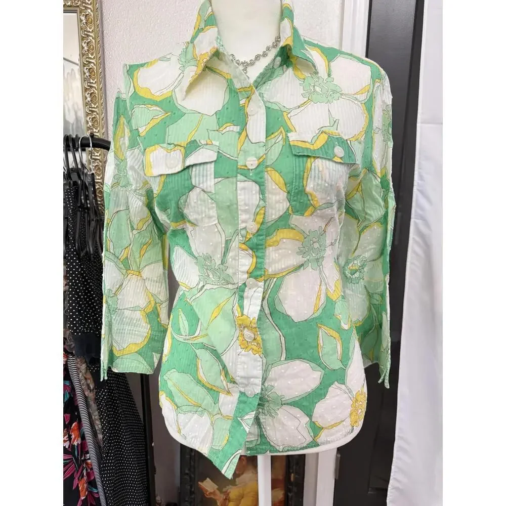 Alfred Dunner Lot of 3 Tropical, Floral, Lightweight, Feminine, Business Casual - Picture 5 of 12